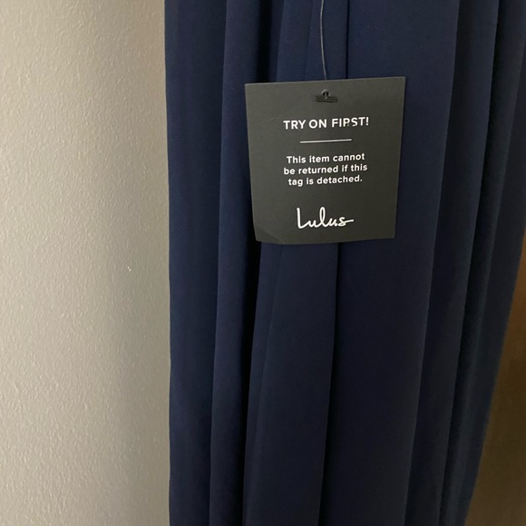 Lulus navy blue dress - Picture 4 of 5